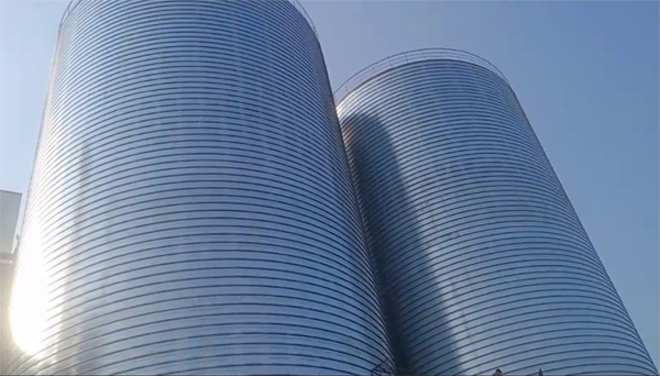 盐池2座混凝土高架卷板仓